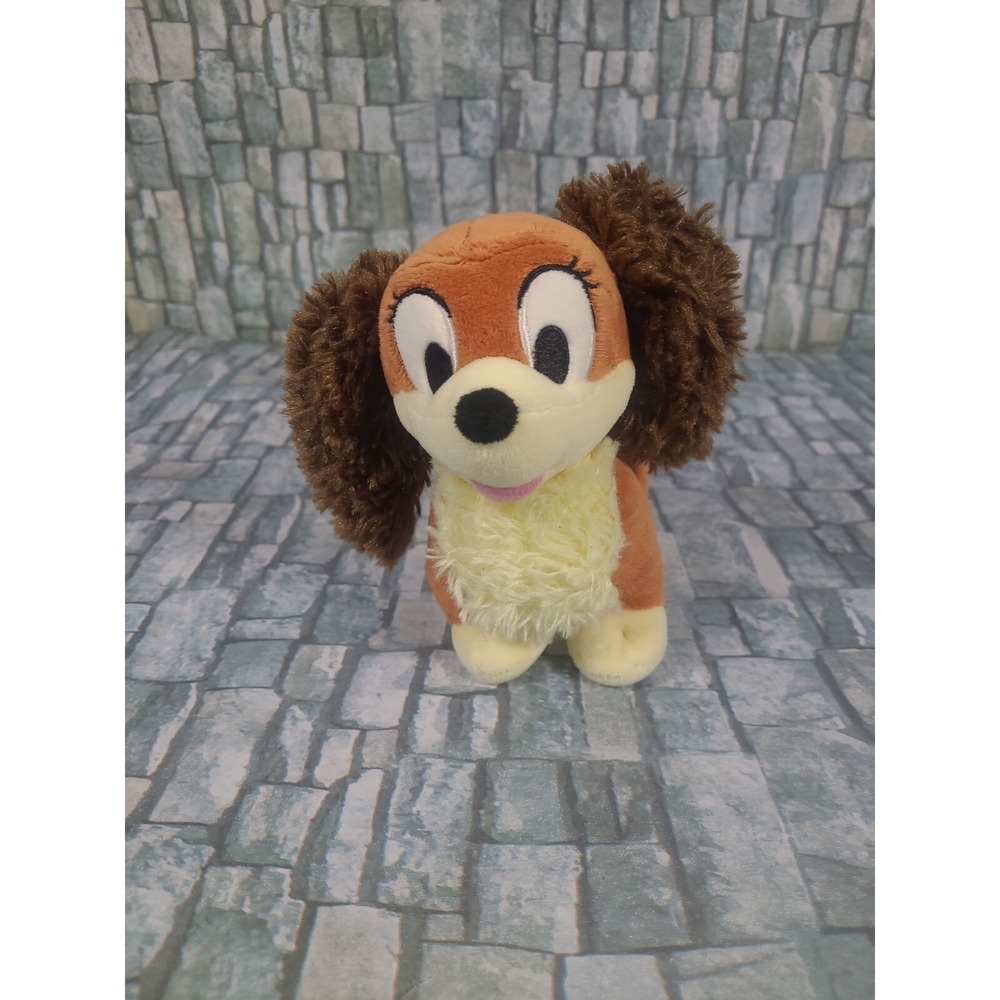 Disney Store Lady & The Tramp 6" Lady Dog Plush Stuffed Animal Toy Exclusive